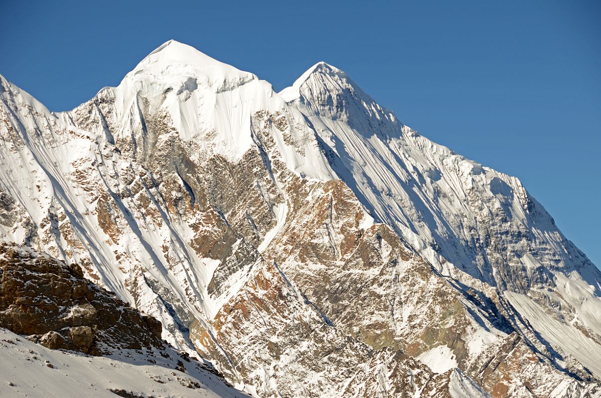 24 Nilgiri Close Up From Trail Between Tilicho Tal Lake First Pass And Second Pass 